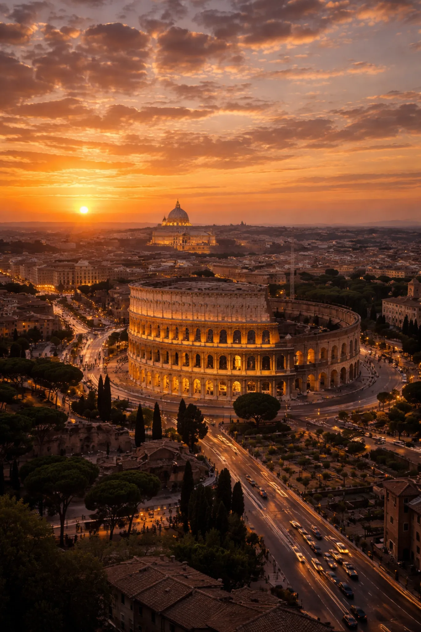 Rome skyline